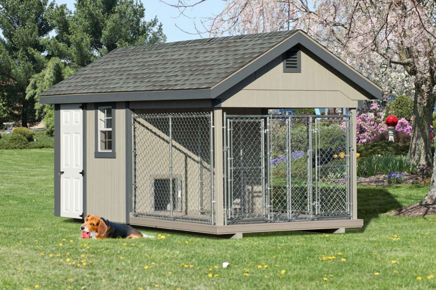 8x16 outdoor dog kennels
