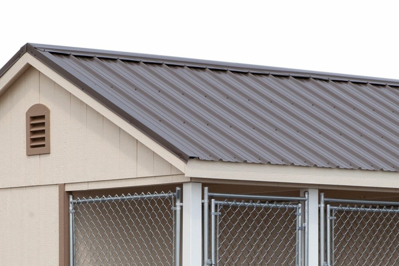 Metal Dog Kennel Roof Ideas