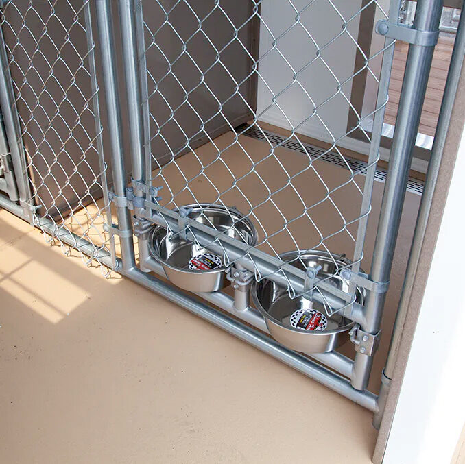 dog kennel features interior