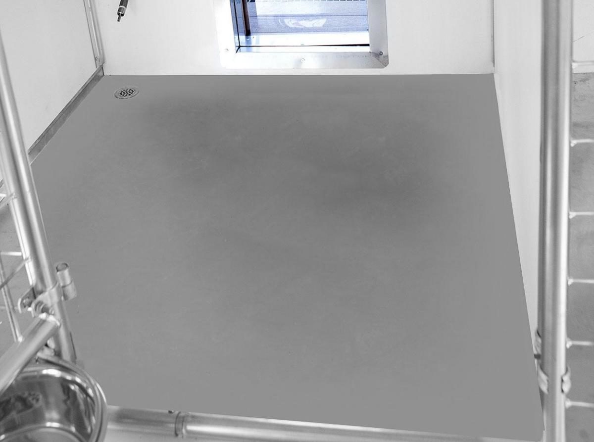 stainless steel wash down tray dog kennel options