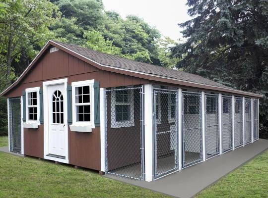 insulated dog kennels and runs custom 20x28 2