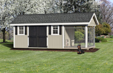 single dog kennels with sheds