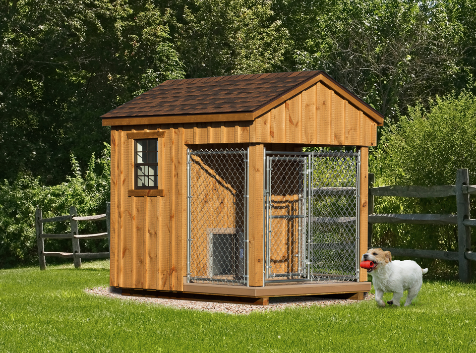 6x8 amish dog kennel